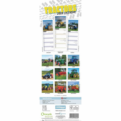 Tractors Slim Calendar 2026 – Celebrating the Workhorse of the Farm