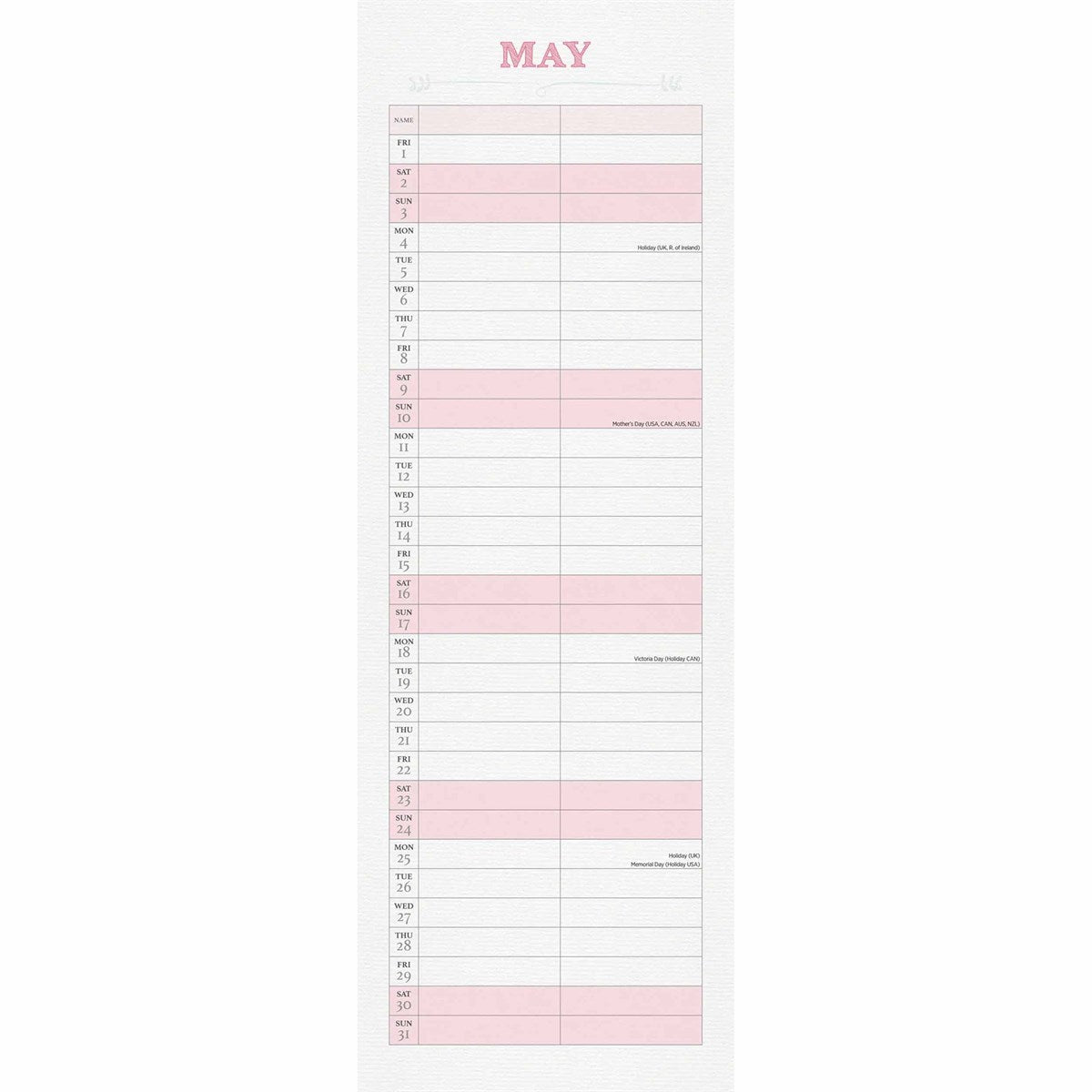 You & Me Couples Slim Planner 2026 – Stay Organised Together