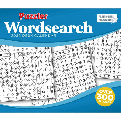 Wordsearch, Puzzler Desk Calendar 2026 – A Daily Word-Hunting Challenge