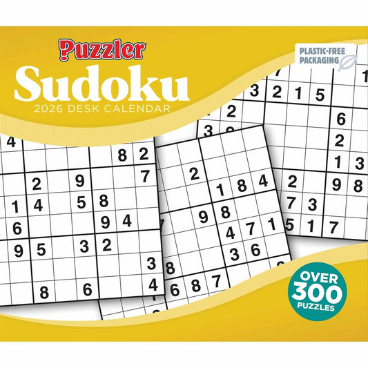 Sudoku Puzzler Desk Calendar 2026 – A Daily Challenge for Puzzle Lovers