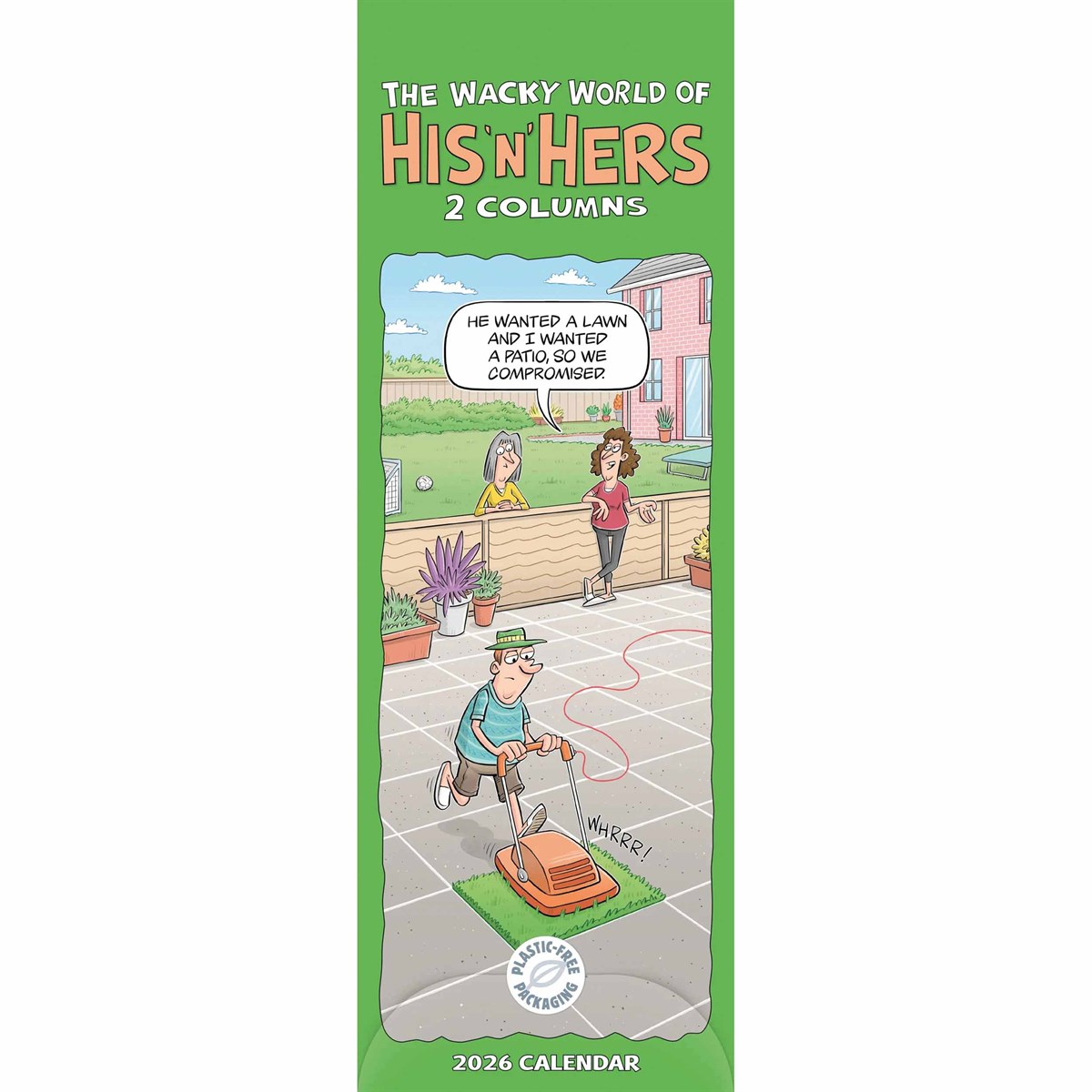 Wacky World Of His 'N' Hers Couples Slim Planner 2026 – Fun & Functional for Two!