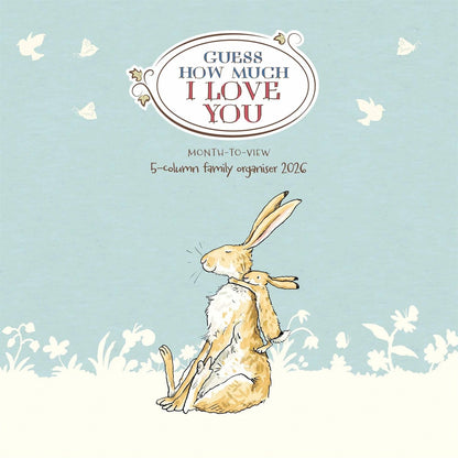 Guess How Much I Love You Family Square Organiser 2026 – Heartfelt Moments for the Whole Family