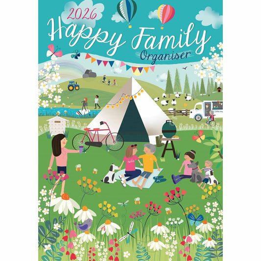 Happy Family A3 Family Organiser 2026 – Brighten Every Month
