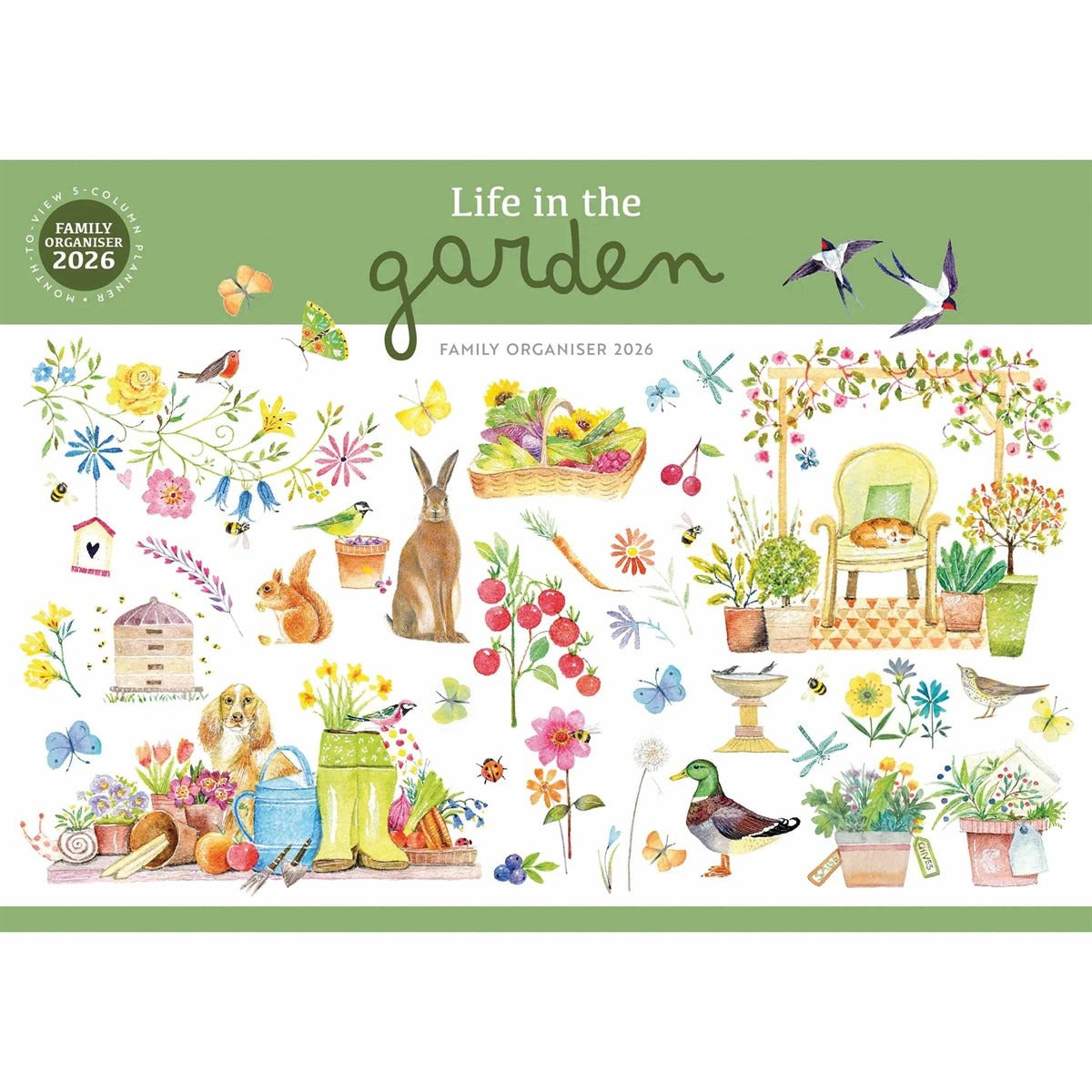 Life in the Garden A4 Family Organiser 2026 – A Blooming Year of Planning