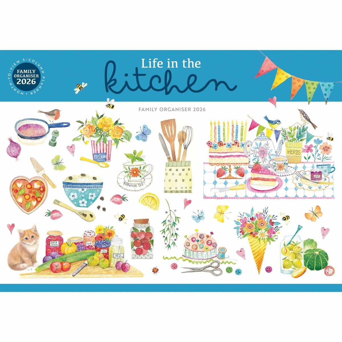 Life in the Kitchen A4 Family Organiser 2026 – Where Meals & Memories Meet