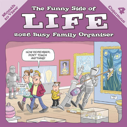 Funny Side Of Life Family Square Organiser 2026 – Laugh Through the Chaos