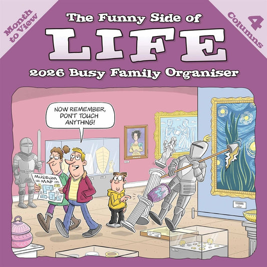 Funny Side Of Life Family Square Organiser 2026 – Laugh Through the Chaos