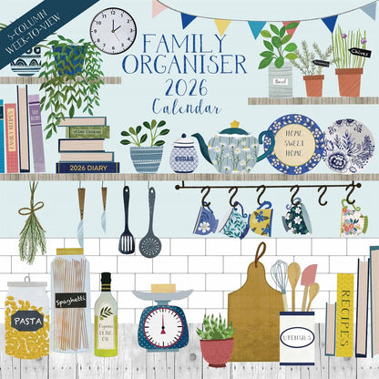 Georgia Breeze Family Square Organiser 2026 – Elegant Organisation for Every Week