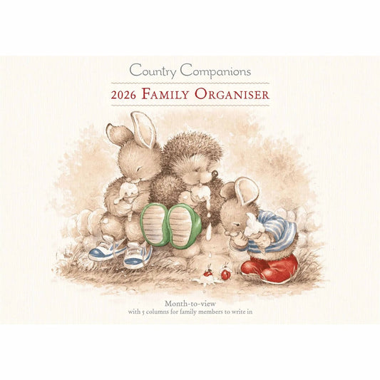 Country Companions A4 Family Organiser 2026 – Whimsical Charm Meets Everyday Planning