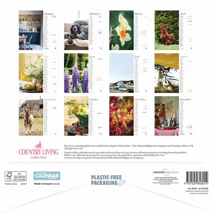 Country Living Square Calendar 2026 – A Year of Rural Charm