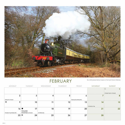 Country Railways Square Calendar 2026 – Relive the Golden Age of Steam