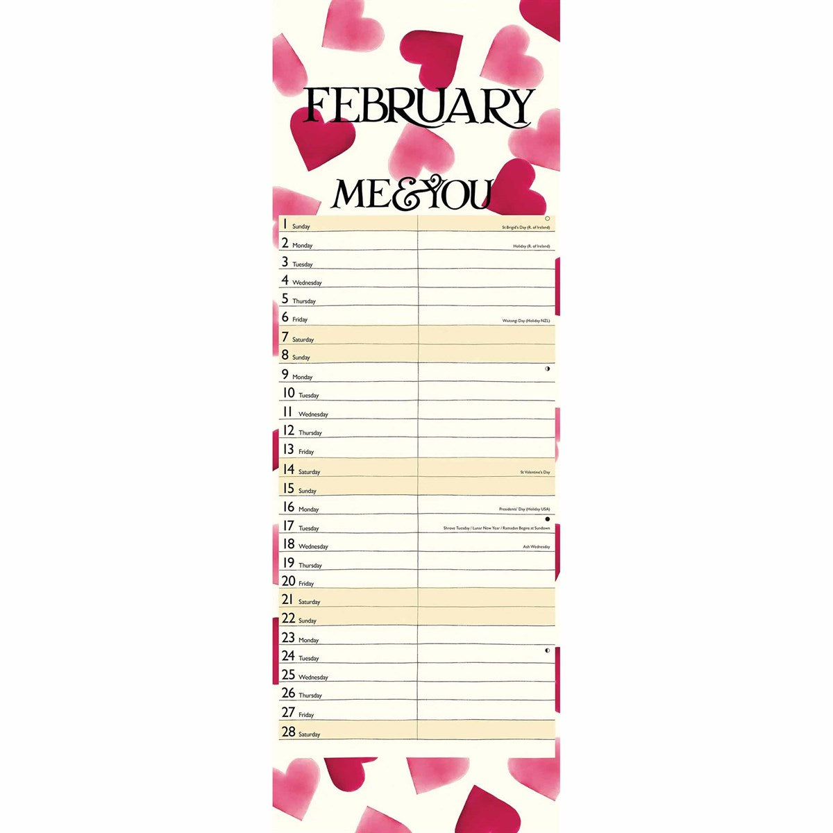 Me & You Couples Slim Planner 2026 – Perfect Planning for Two by Emma Bridgewater