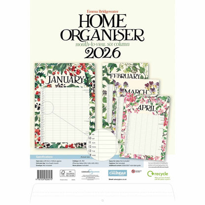 Emma Bridgewater A3 Home Organiser 2026 – Elegant Planning for Busy Families