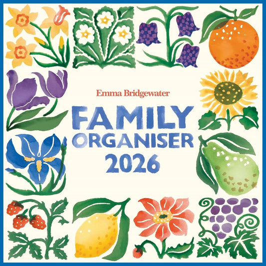 Emma Bridgewater Wildflowers Family Square Organiser 2026 – Stay Organised with Springtime Cheer