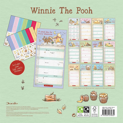 Disney Winnie The Pooh Classic Family Square Planner 2026 – Fun & Organised Family Planning