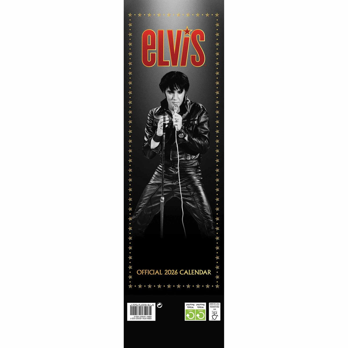 Elvis Slim Calendar 2026 – Celebrate the King of Rock and Roll All Year Long