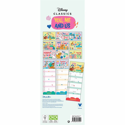Disney, You, Me and Us Slim Planner 2026 – Plan Together with a Touch of Magic