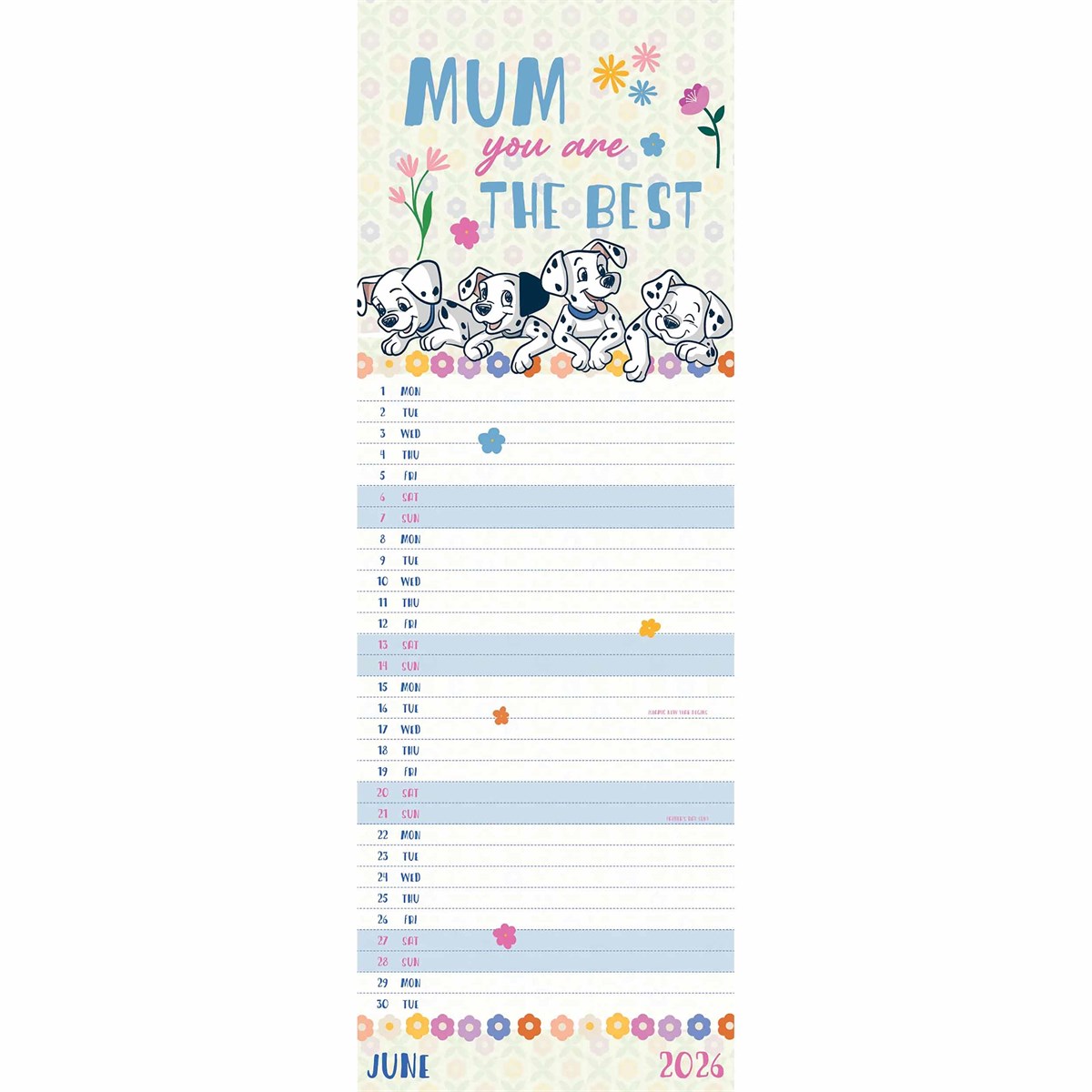 Disney Classics, For My Mum Slim Calendar 2026 – A Magical Gift for Every Disney-Loving Mum