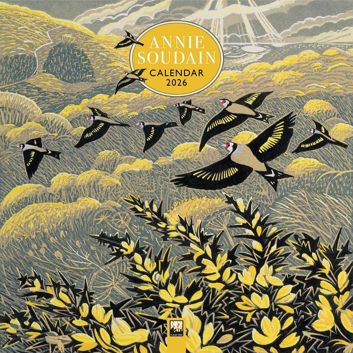 Annie Soudain Square Calendar 2026 – Nature's Seasons in Print