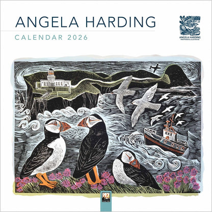 Angela Harding Square Calendar 2026 – British Countryside Through the Seasons