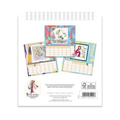 Born To Shop Easel Calendar 2026 – Fun, Fashion & Organisation