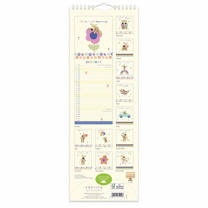 Boofle Slim Calendar 2026 – Adorable Knitted Dog to Keep You Organised