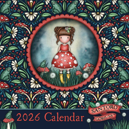 Gorjuss Square Calendar 2026 – Whimsical Charm with a Celestial Twist