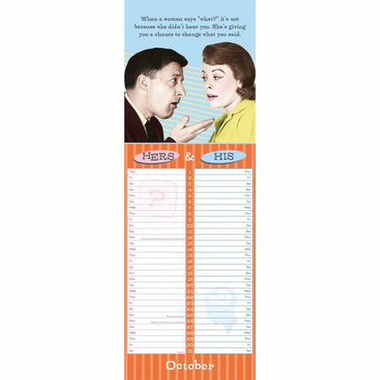 Hers & His Couples Slim Planner 2026 – Organise Together with Wit & Charm