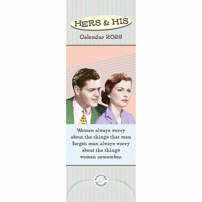 Hers & His Couples Slim Planner 2026 – Organise Together with Wit & Charm