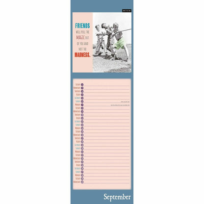Friendship Slim Calendar 2026 – Cherish Moments with Plenty of Planning Space