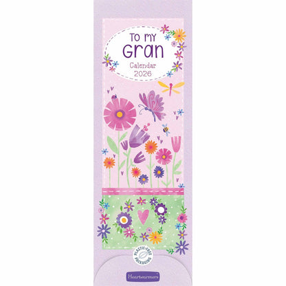 To My Gran Slim Calendar 2026 – A Year of Love and Appreciation