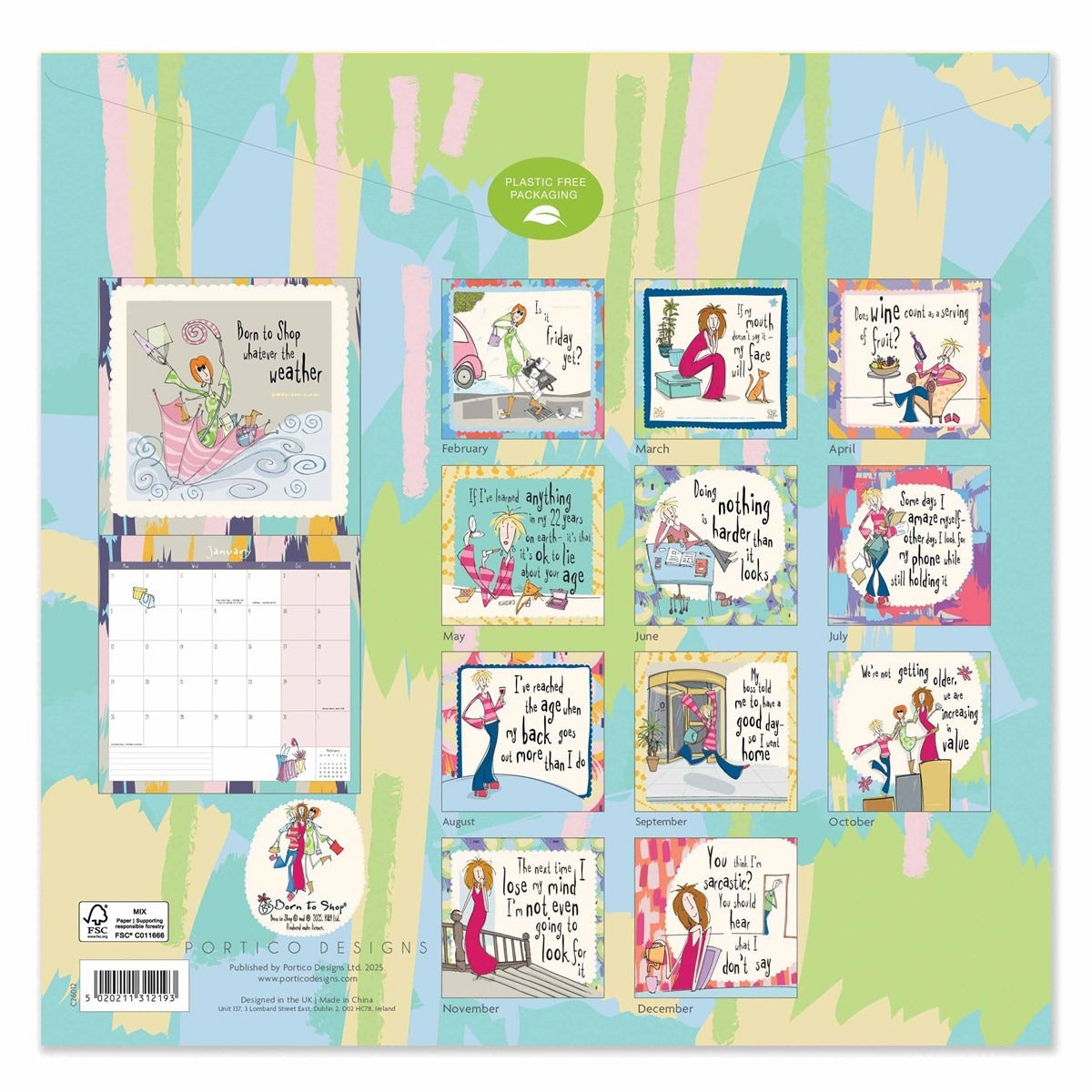 Born to Shop Calendar 2026 – For Shopping Lovers