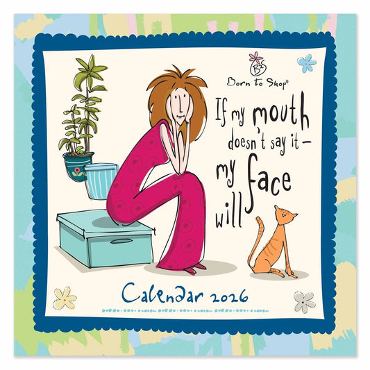 Born to Shop Calendar 2026 – For Shopping Lovers