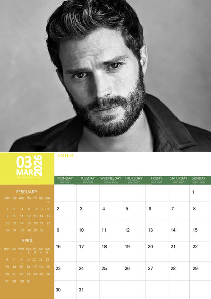 Jamie Dornan Celebrity Calendar 2026 – M-PRA Range