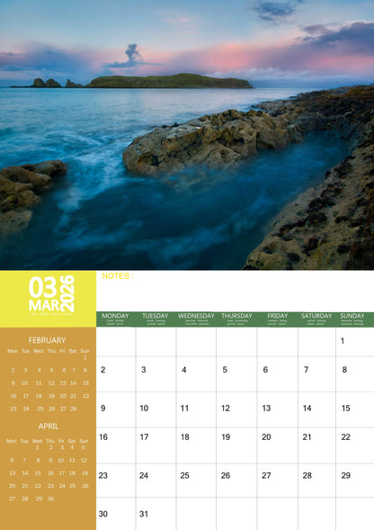 Ireland Calendar 2026 – M-PRA Range