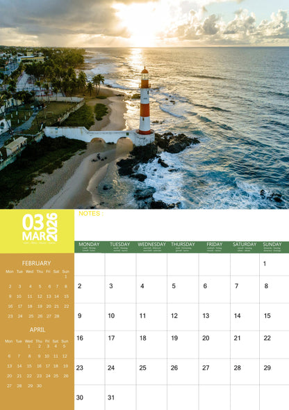 Brazil Calendar 2026 – M-PRA Range