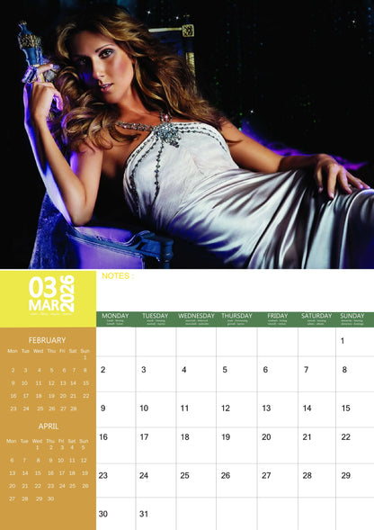 Celine Dion Music Calendar 2026 – M-PRA Range