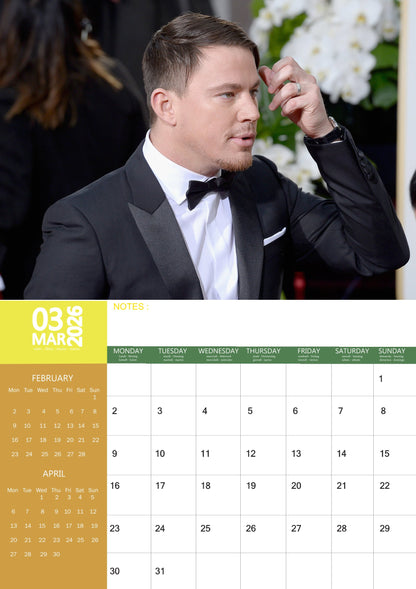 Channing Tatum Celebrity Calendar 2026 – M-PRA Range