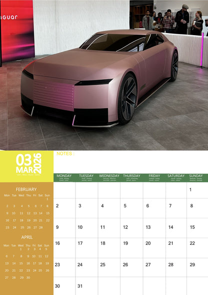 Jaguar Transport Calendar 2026 – M-PRA Range
