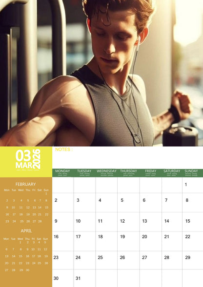 Tom Holland Celebrity Calendar 2026 – M-PRA Range