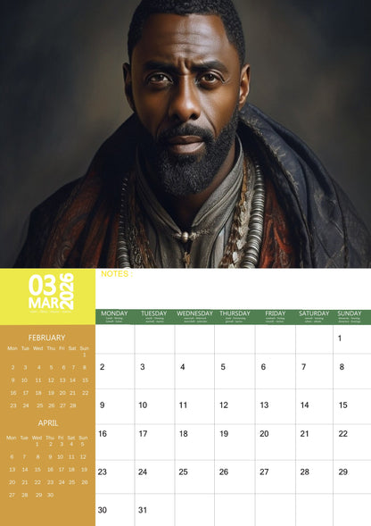 Idris Elba Celebrity Calendar 2026 – M-PRA Range