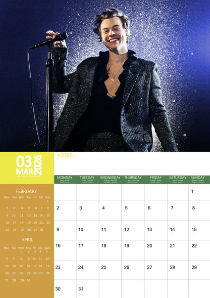 Harry Styles Music Calendar 2026 – M-PRA Range
