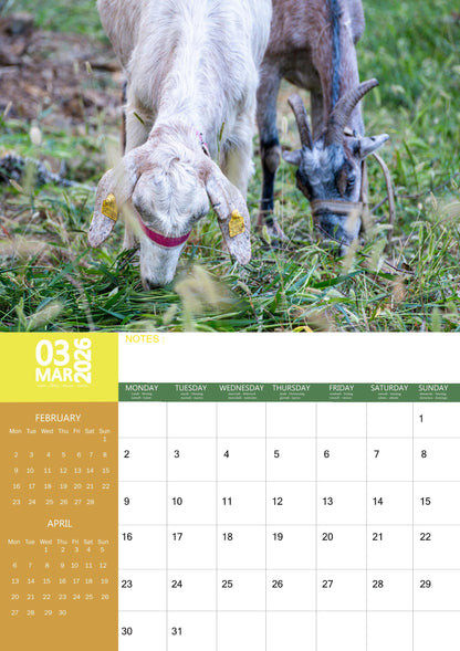 Goat Calendar 2026 – M-PRA Range