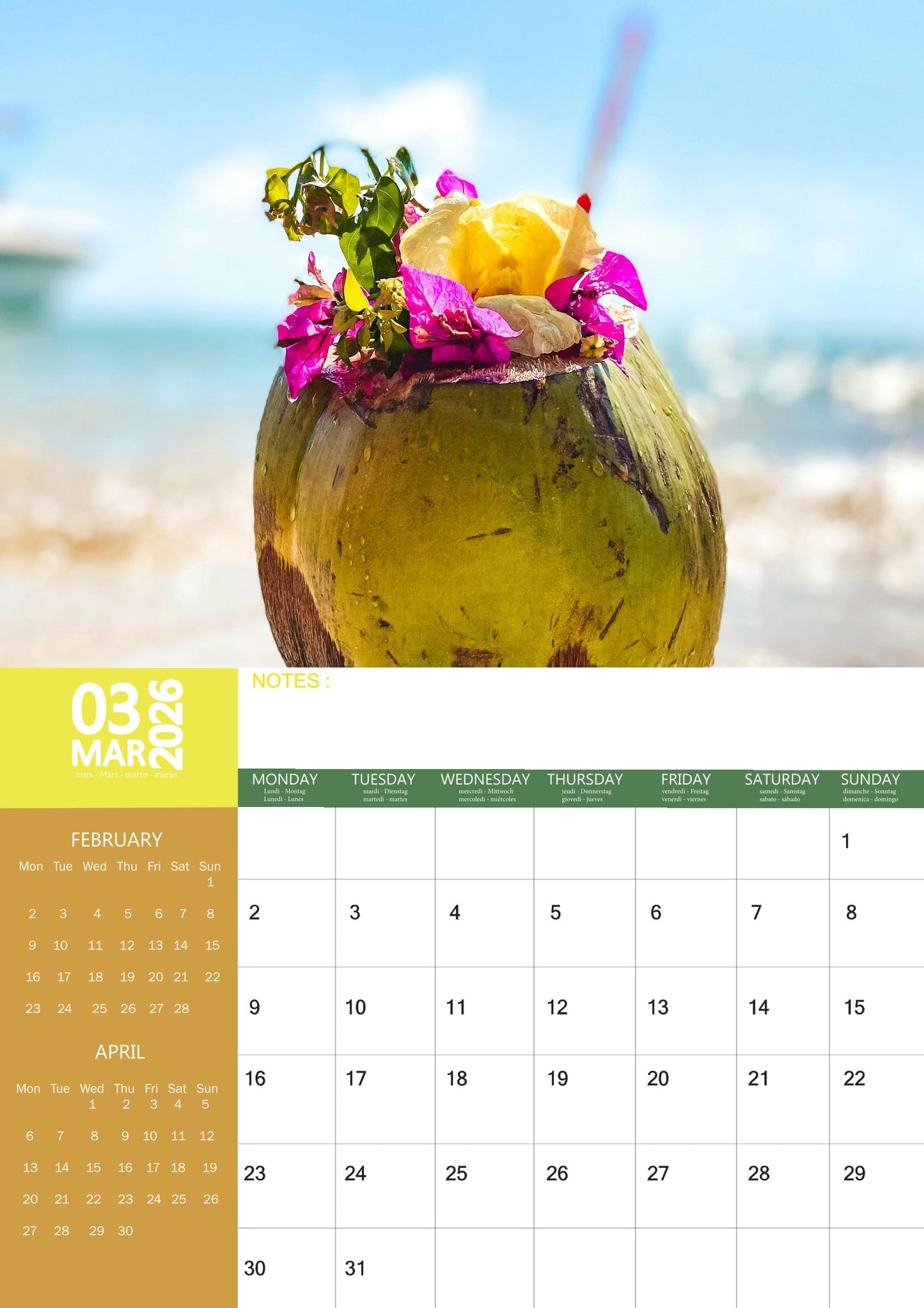 The Caribbean Calendar 2026 – M-PRA Range