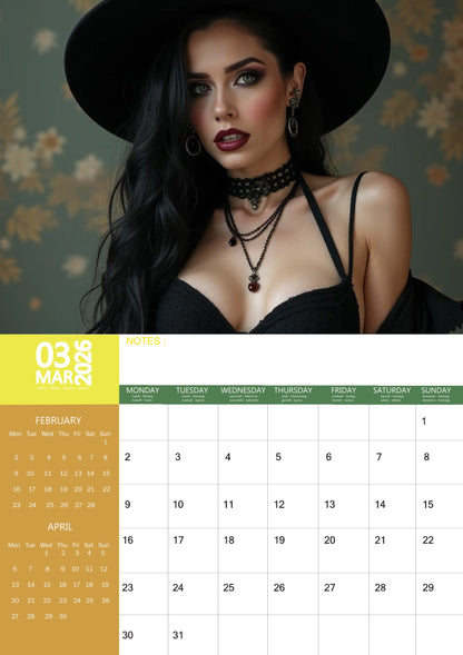 Goth Women Calendar 2026 – M-PRA Range