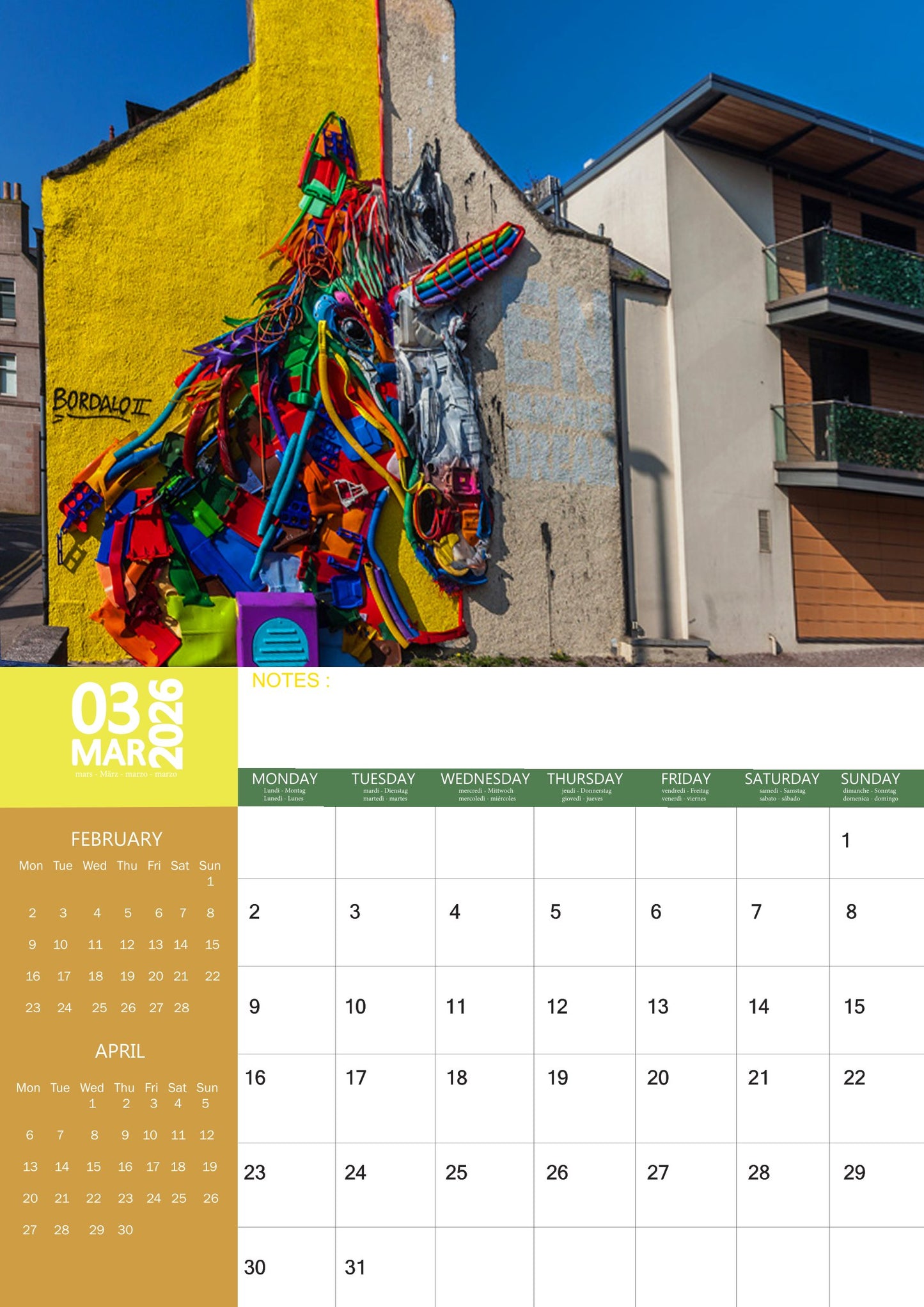 Street Photography Art Calendar 2026 – M-PRA Range