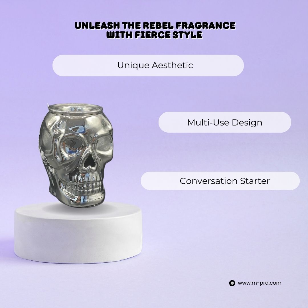 Skull Tea Light Wax Burner