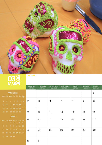 Sugar Skull Art Calendar 2026 – M-PRA Range