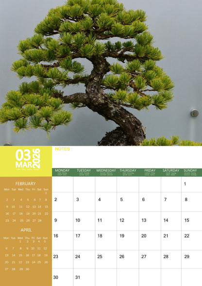 Bonsai Art Calendar 2026 – M-PRA Range