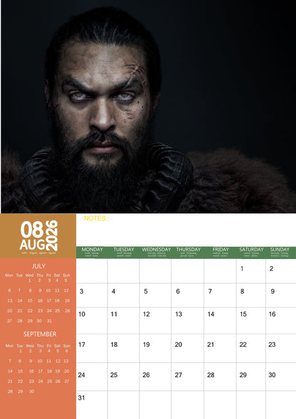 Jason Momoa Celebrity Calendar 2026 – M-PRA Range